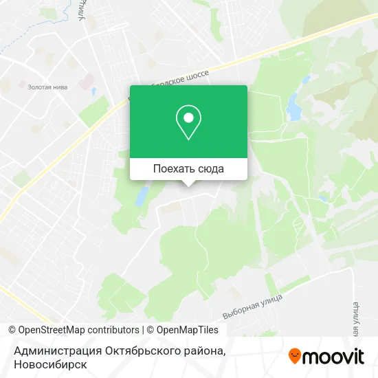 Карта Администрация Октябрьского района