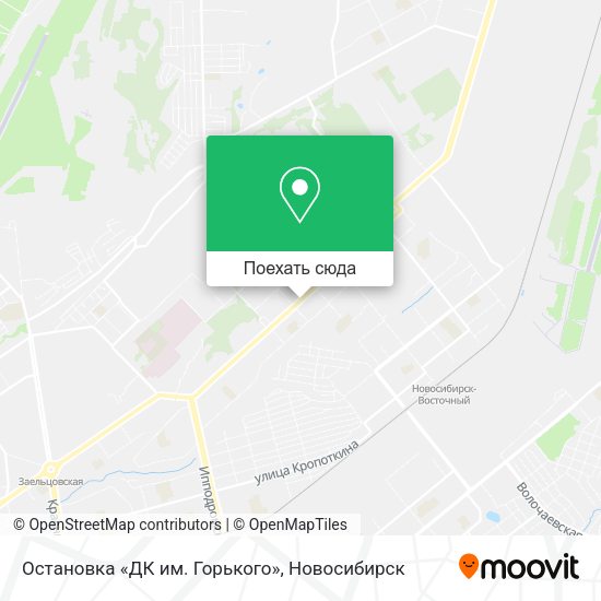 Карта Остановка «ДК им. Горького»