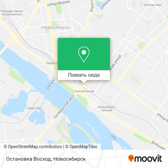 Карта Остановка  Восход