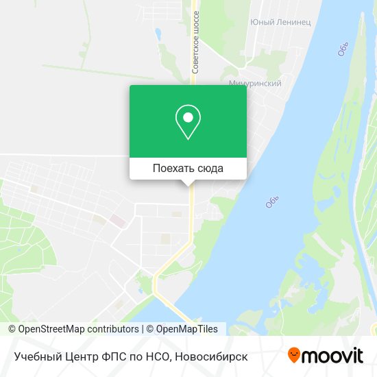 Карта Учебный Центр ФПС по НСО