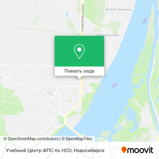 Карта Учебный Центр ФПС по НСО