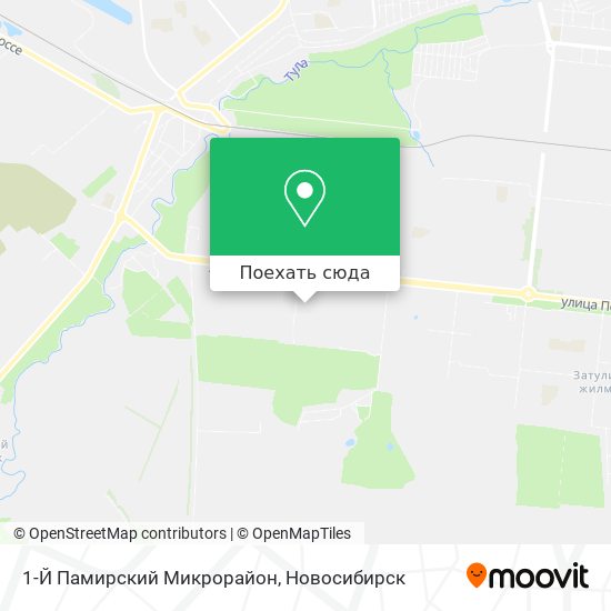 Карта 1-Й Памирский Микрорайон