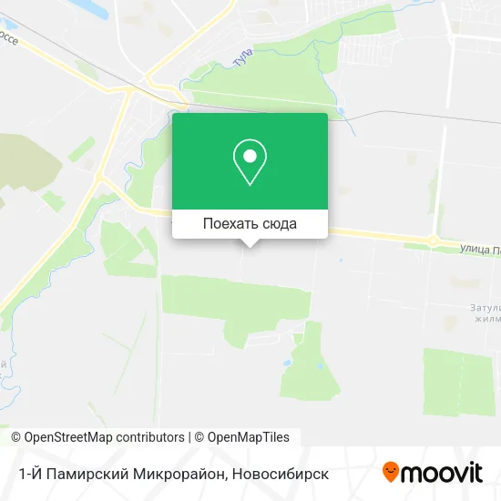 Карта 1-Й Памирский Микрорайон