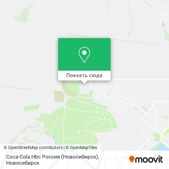 Карта Coca-Cola Hbc Россия (Новосибирск)
