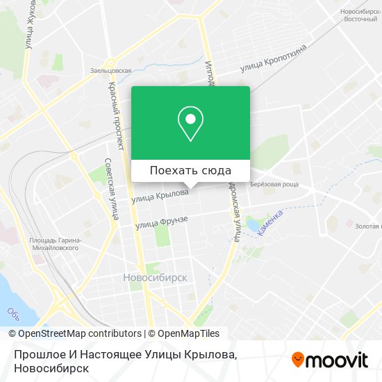 Карта Прошлое И Настоящее Улицы Крылова
