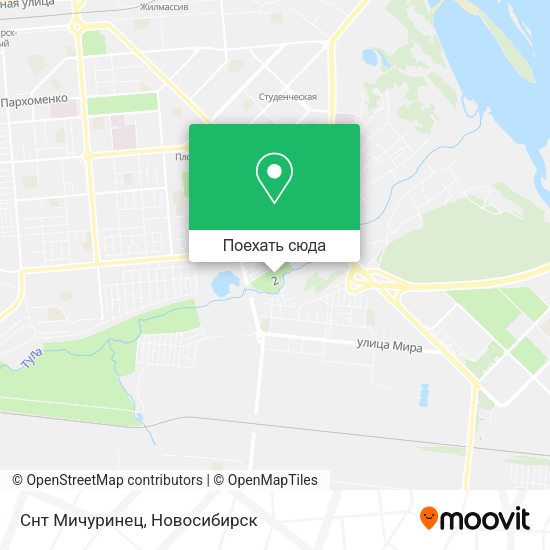 Карта Снт Мичуринец