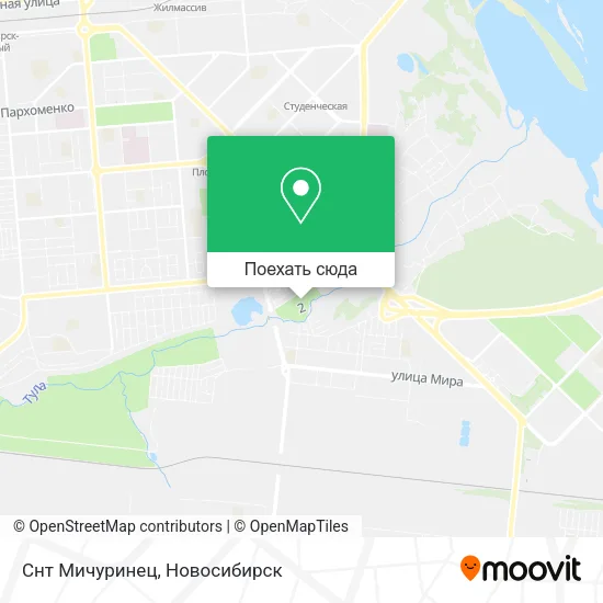 Карта Снт Мичуринец