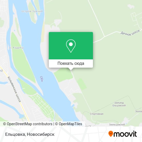 Карта Ельцовка