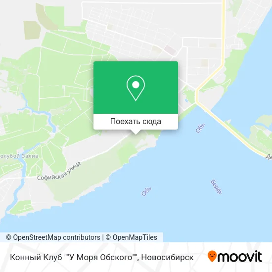 Карта Конный Клуб ""У Моря Обского""