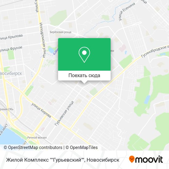 Карта Жилой Комплекс ""Гурьевский""