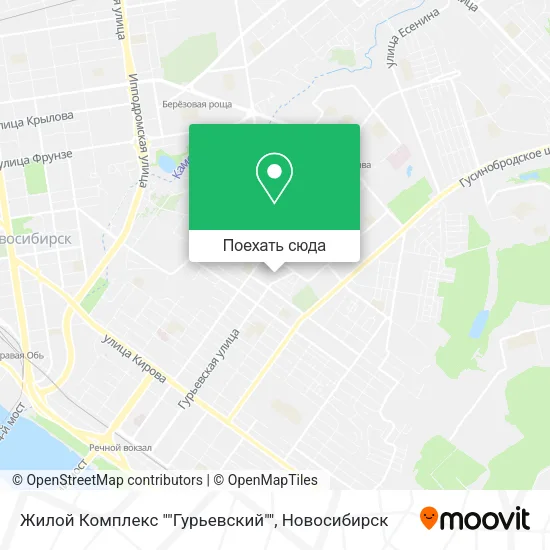 Карта Жилой Комплекс ""Гурьевский""