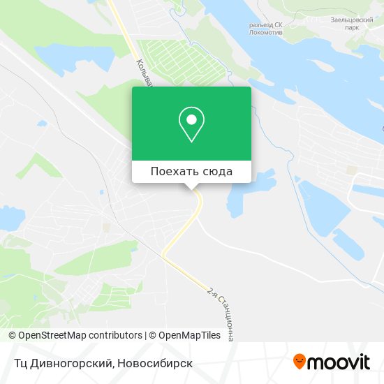 Карта Тц Дивногорский