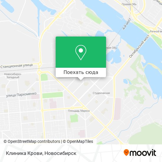 Карта Клиника Крови
