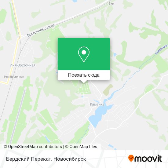 Карта Бердский Перекат
