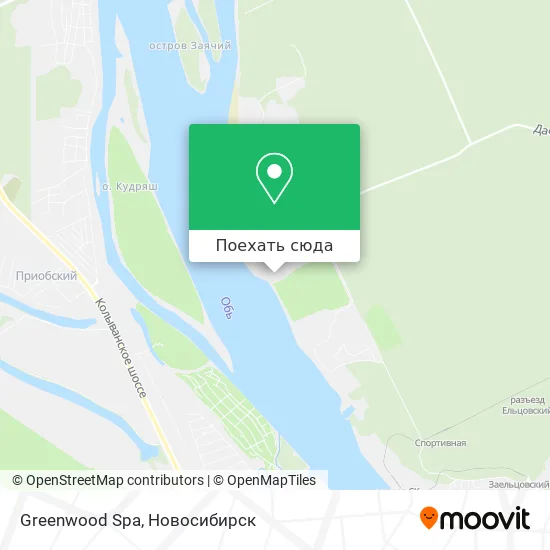 Карта Greenwood Spa