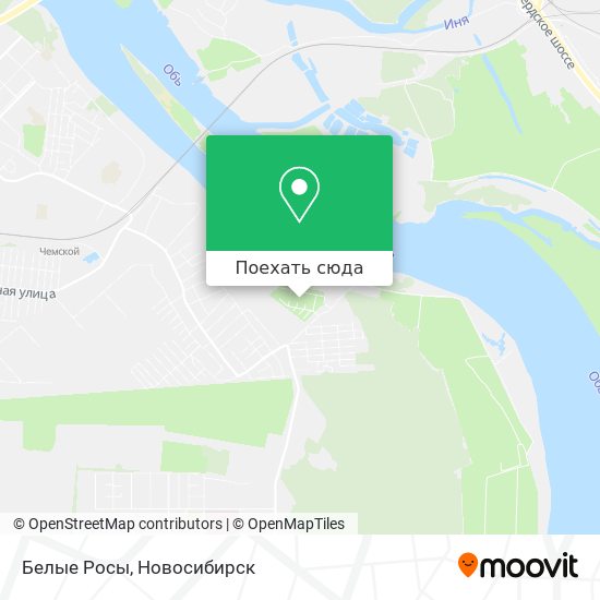 Карта Белые Росы