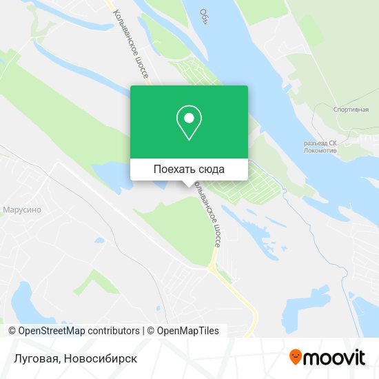 Карта Луговая