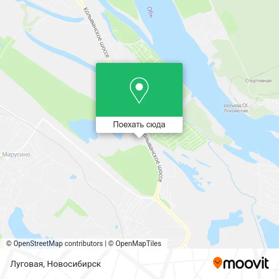 Карта Луговая