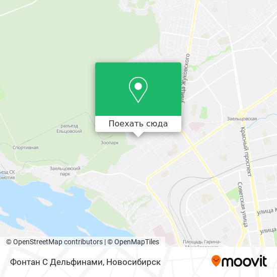 Карта Фонтан С Дельфинами