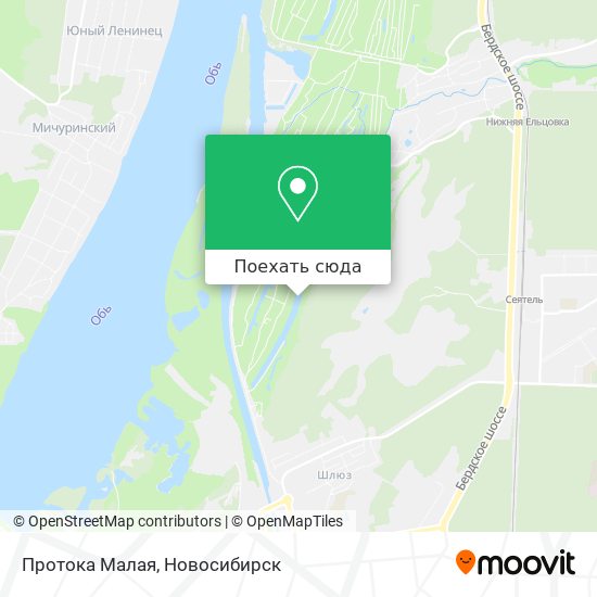 Карта Протока Малая