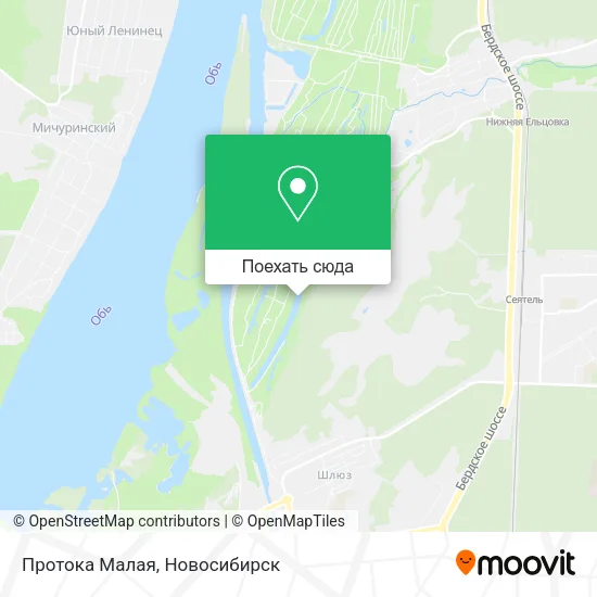 Карта Протока Малая