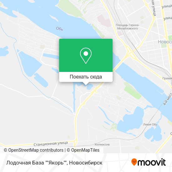 Карта Лодочная База ""Якорь""