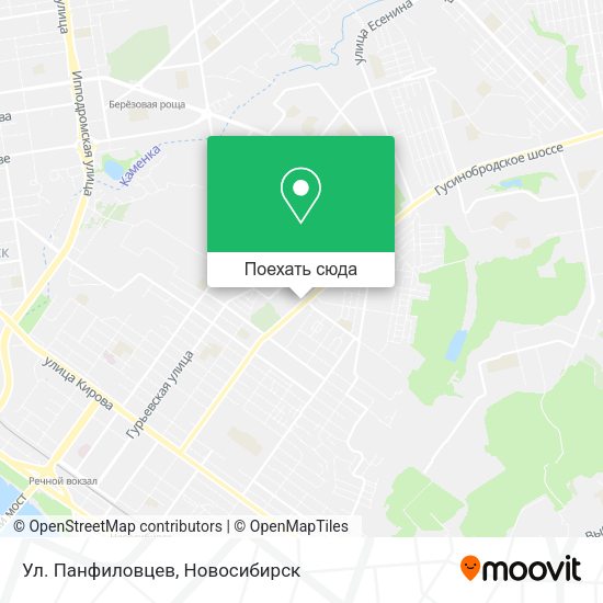 Карта Ул. Панфиловцев