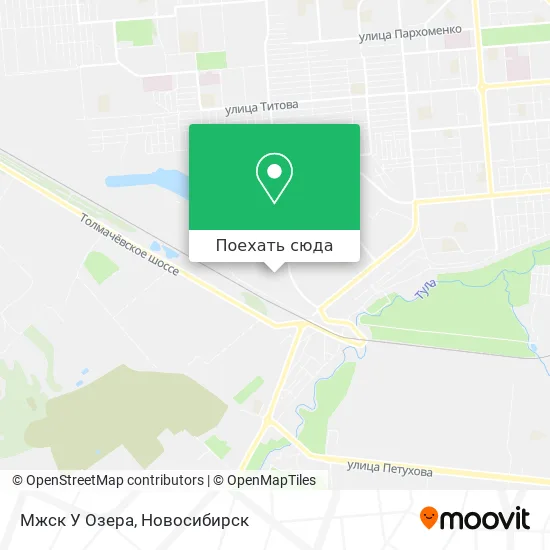 Карта Мжск У Озера