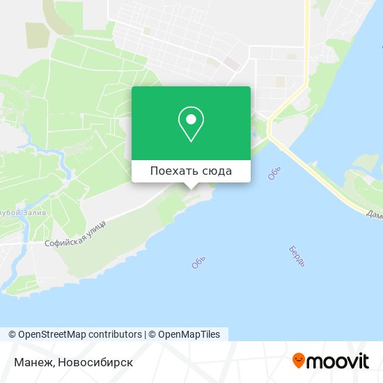 Карта Манеж