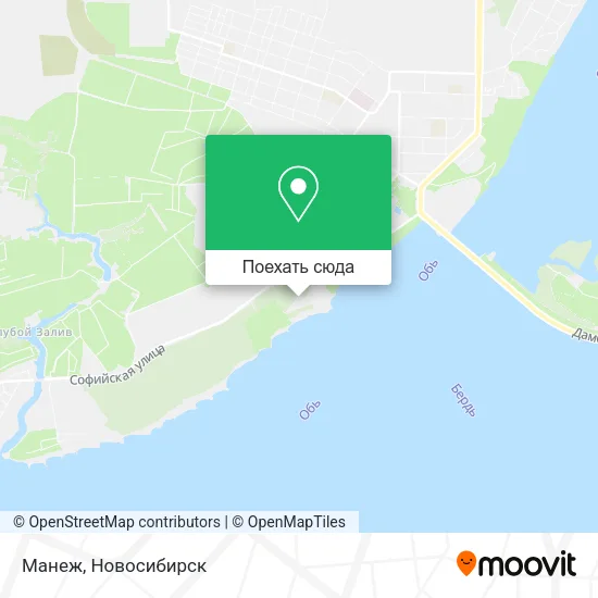 Карта Манеж