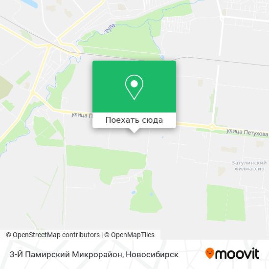 Карта 3-Й Памирский Микрорайон