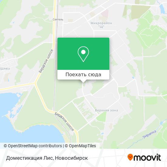 Карта Доместикация Лис
