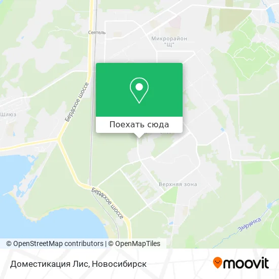 Карта Доместикация Лис