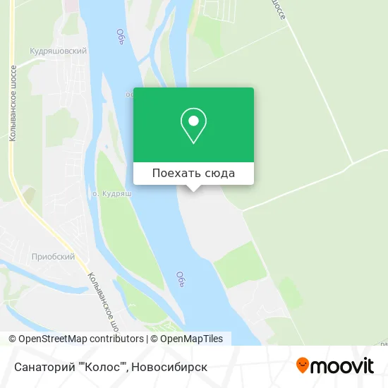 Карта Санаторий ""Колос""