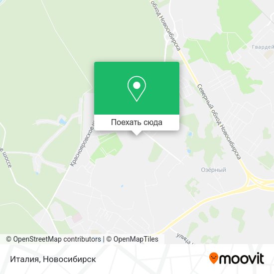 Карта Италия