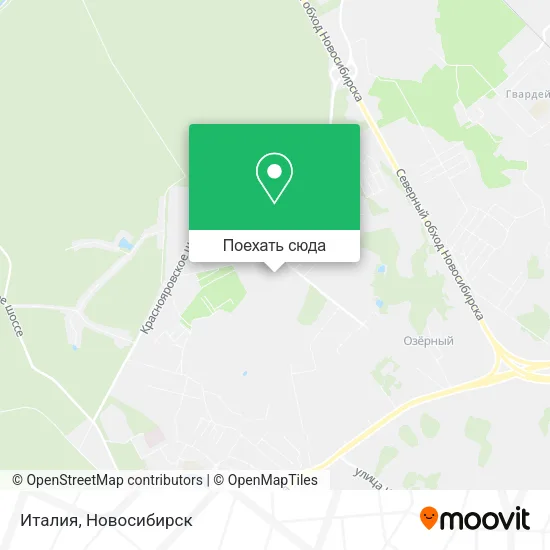 Карта Италия
