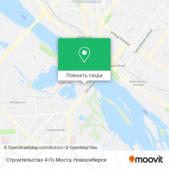 Карта Строительство 4-Го Моста
