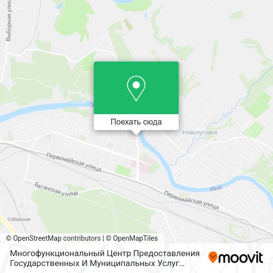 Карта Многофункциональный Центр Предоставления Государственных И Муниципальных Услуг [Города Новосибирска]