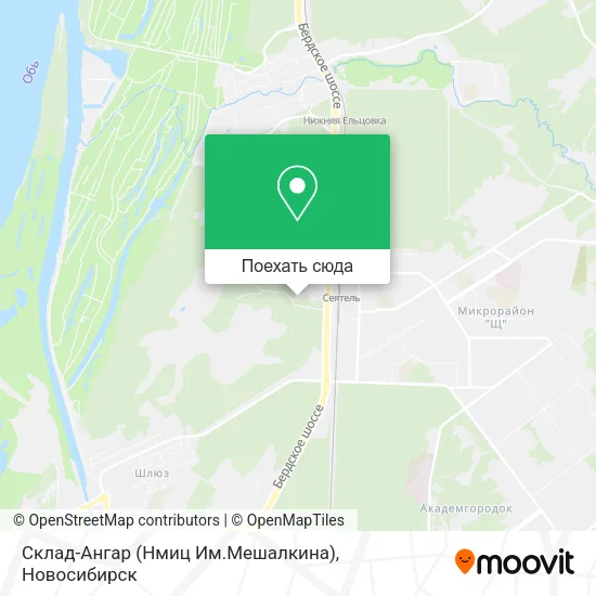 Карта Склад-Ангар (Нмиц Им.Мешалкина)