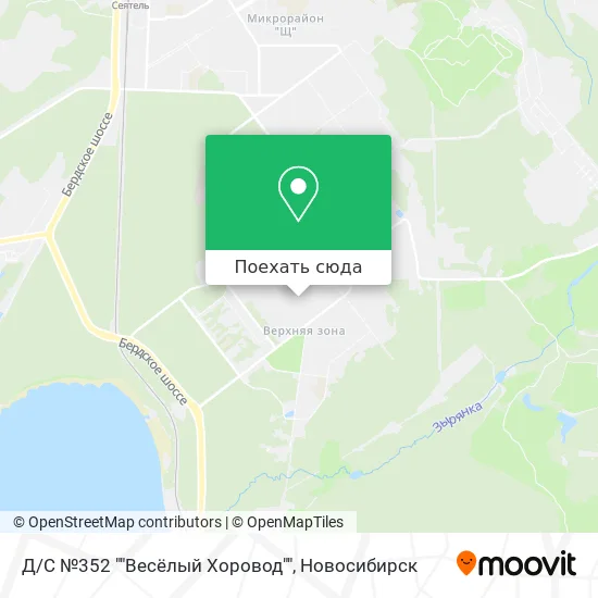 Карта Д/С №352 ""Весёлый Хоровод""