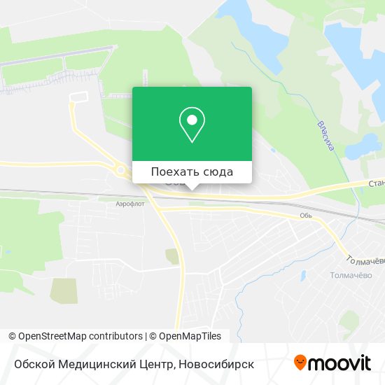Карта Обской Медицинский Центр