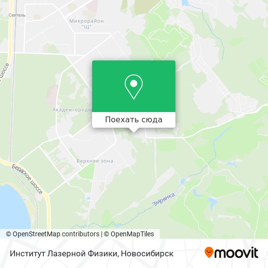 Карта Институт Лазерной Физики