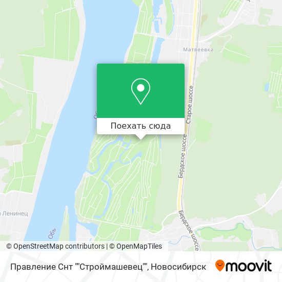 Карта Правление Снт ""Строймашевец""