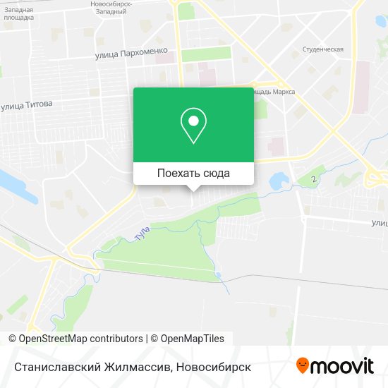 Карта Станиславский Жилмассив