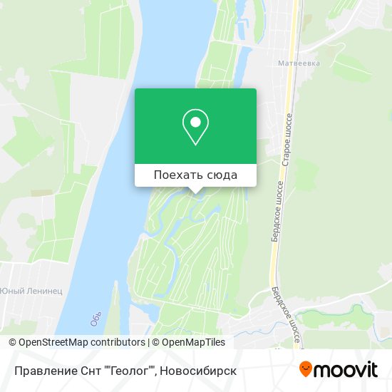 Карта Правление Снт ""Геолог""