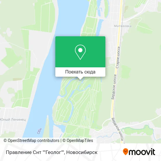 Карта Правление Снт ""Геолог""