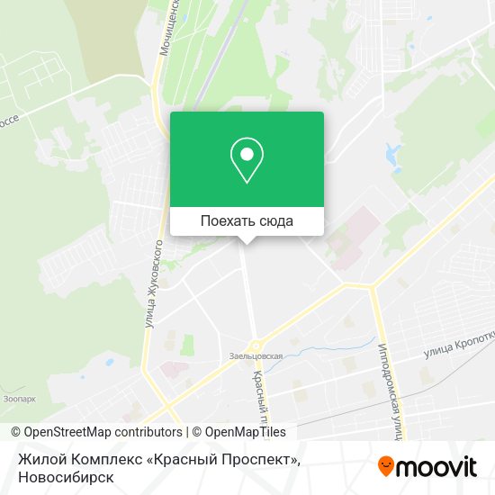 Карта Жилой Комплекс «Красный Проспект»