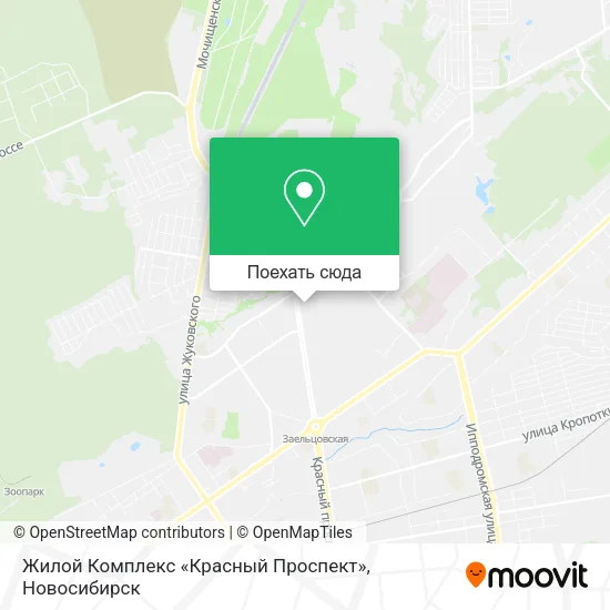 Карта Жилой Комплекс «Красный Проспект»