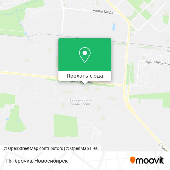 Карта Пятёрочка