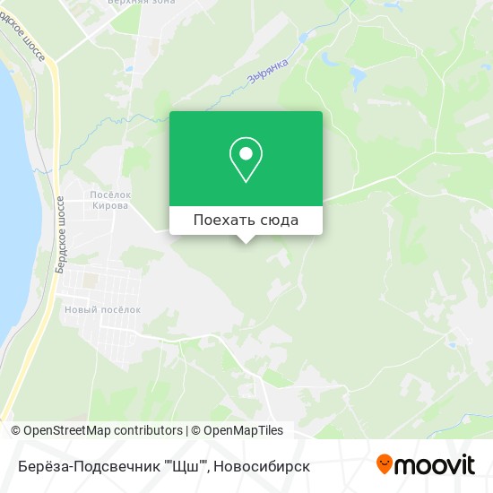 Карта Берёза-Подсвечник ""Щш""